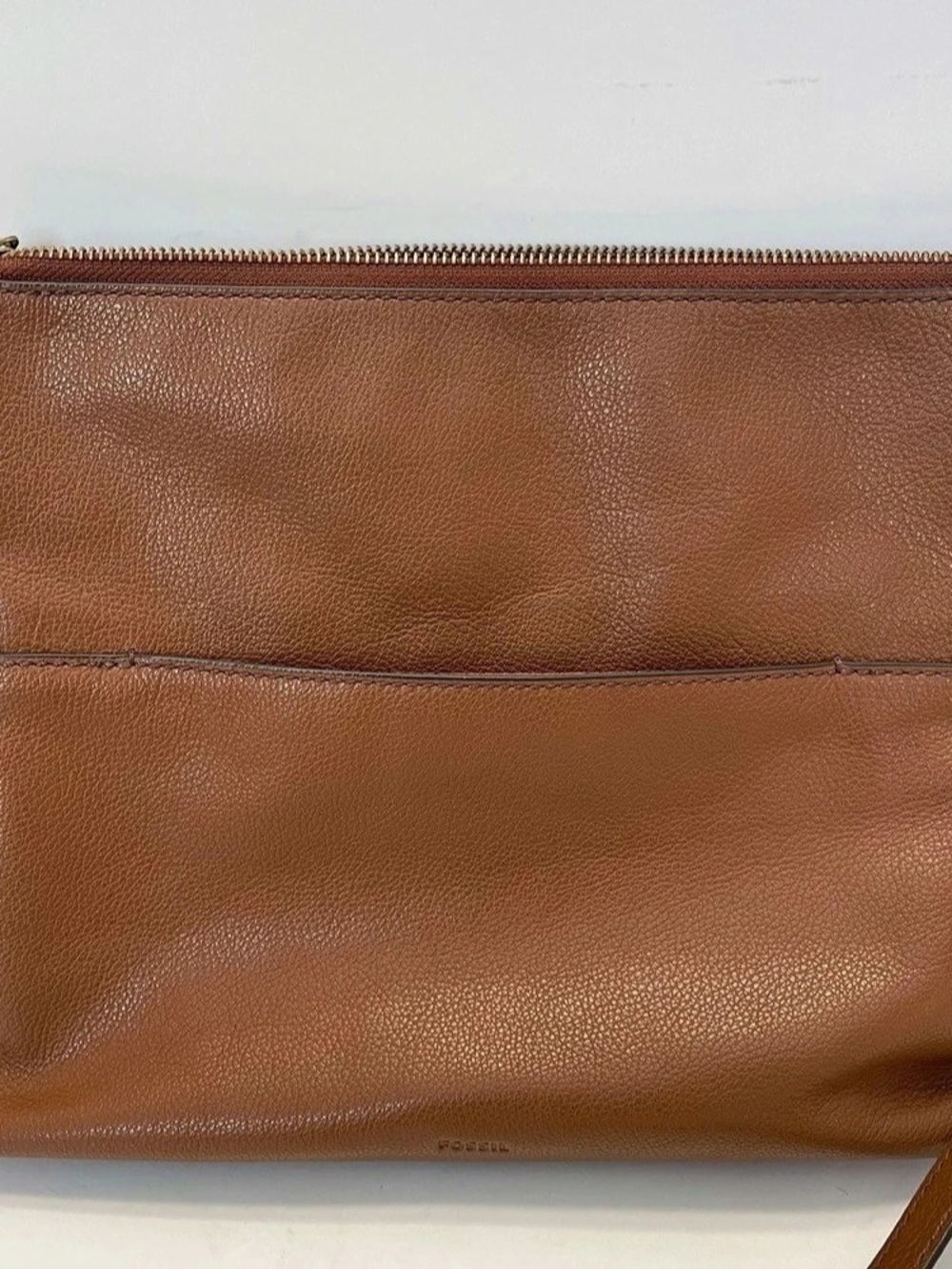 Fossil Fiona Small Crossbody Brown Leather Crossbody Bag